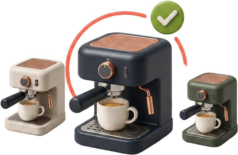 Comparing products before choosing one