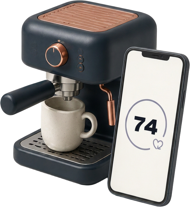 Product shown beside its Trust Score score